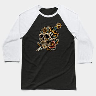 Skull & Dagger Baseball T-Shirt